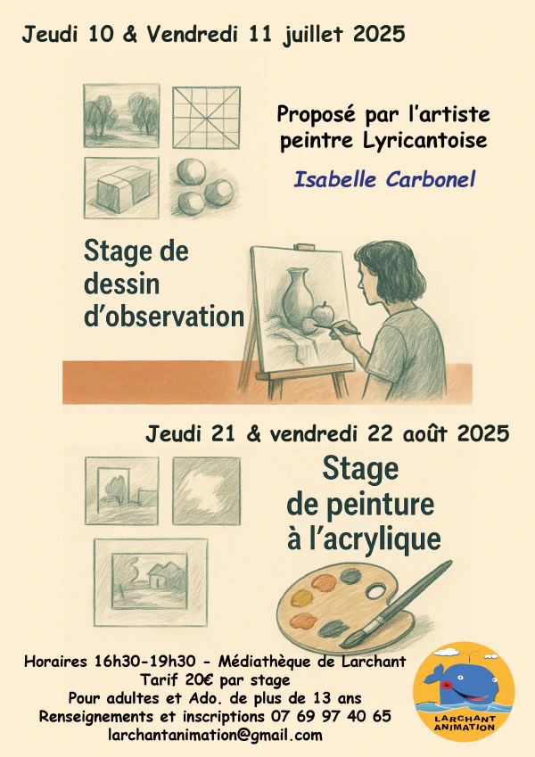 Stage de dessin d'observation