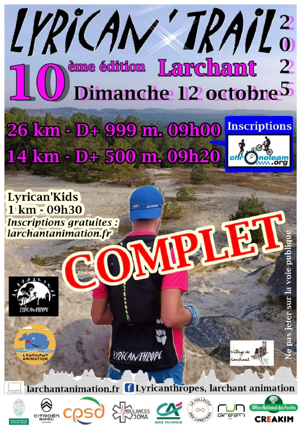 LYRICAN’TRAIL Dimanche 12 octobre