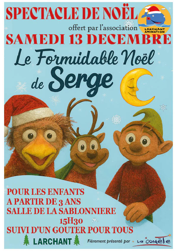 Spectacle de Noël : Le Formidable Noël de Serge