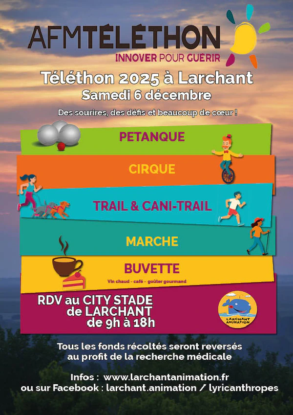 Téléthon 2025 à Larchant – Samedi 6 décembre