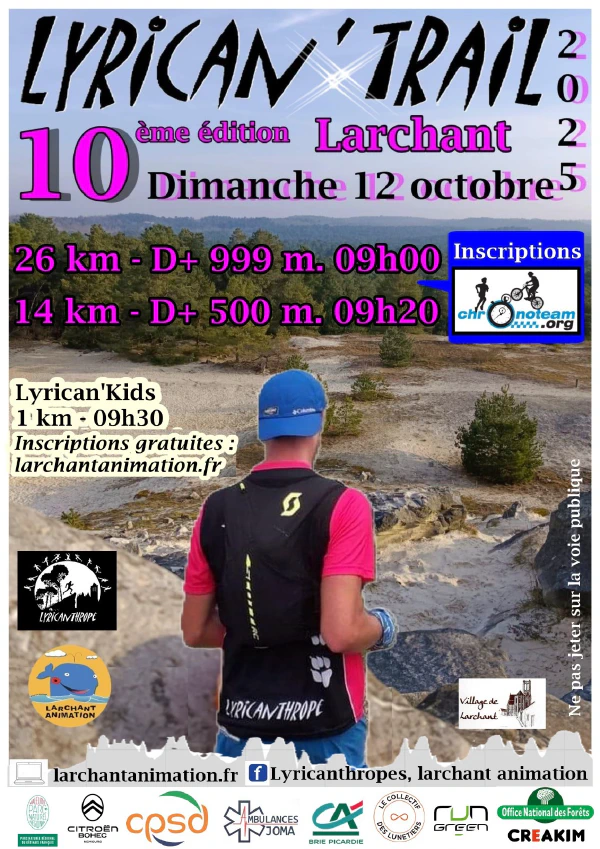 LYRICAN’TRAIL Dimanche 12 octobre